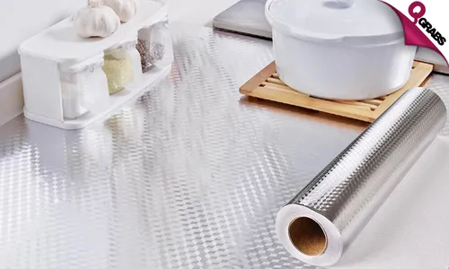 Oil-Proof Aluminum Foil Sticker!